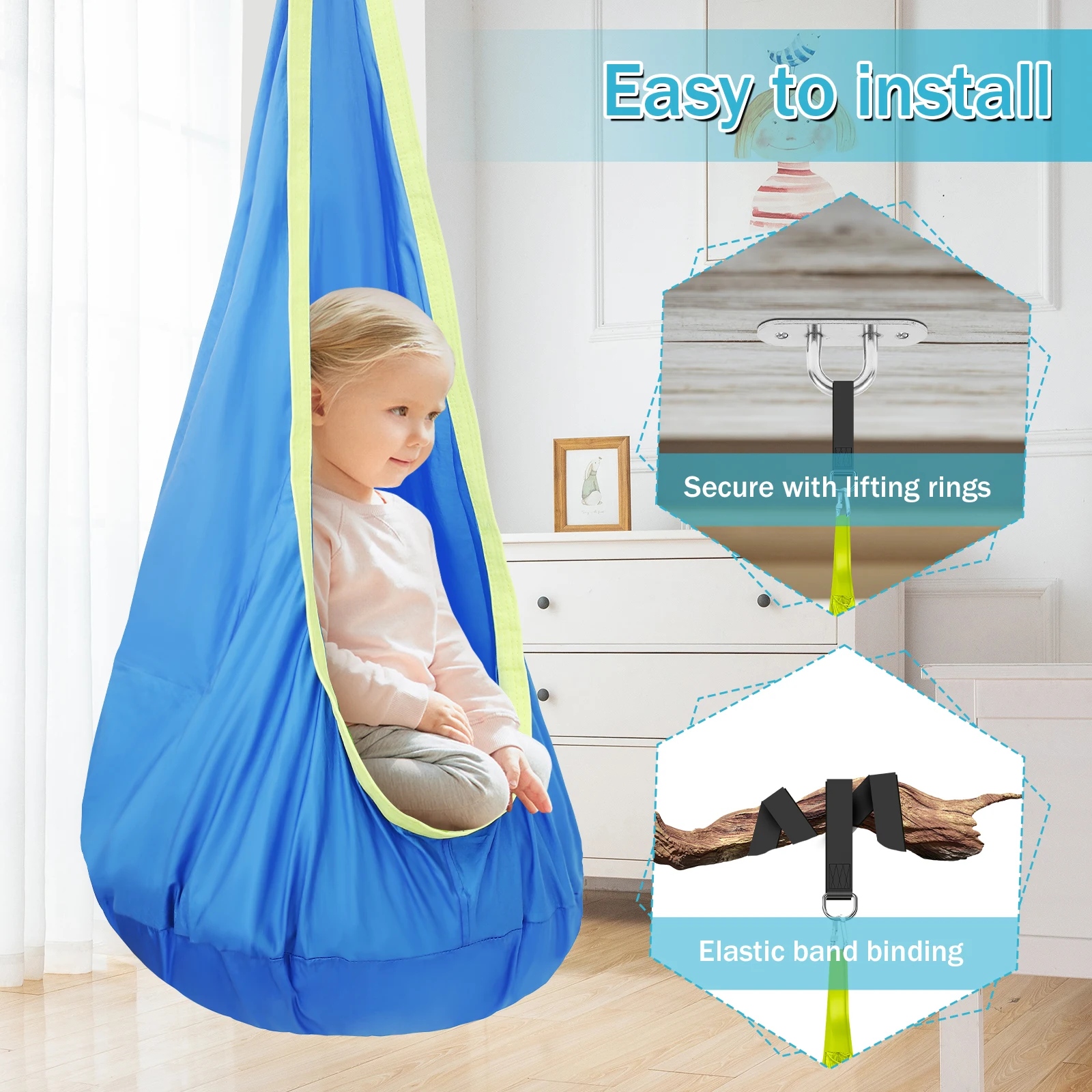 Chair Sensory Swing Chair Kids - Kids Outdoor Swing Chair recension och pris