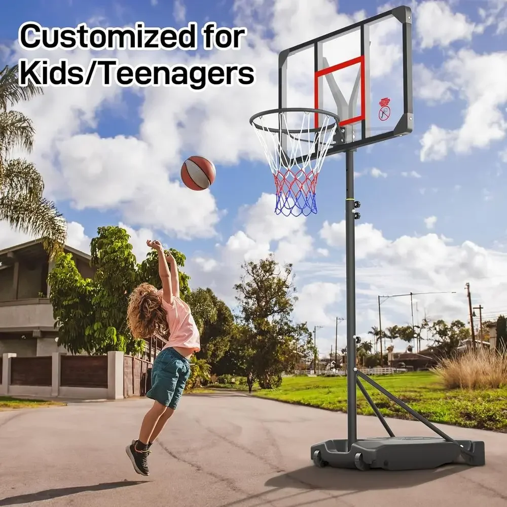 Adjustable Height Portable Bas - Kids Outdoor Basketball recension och pris