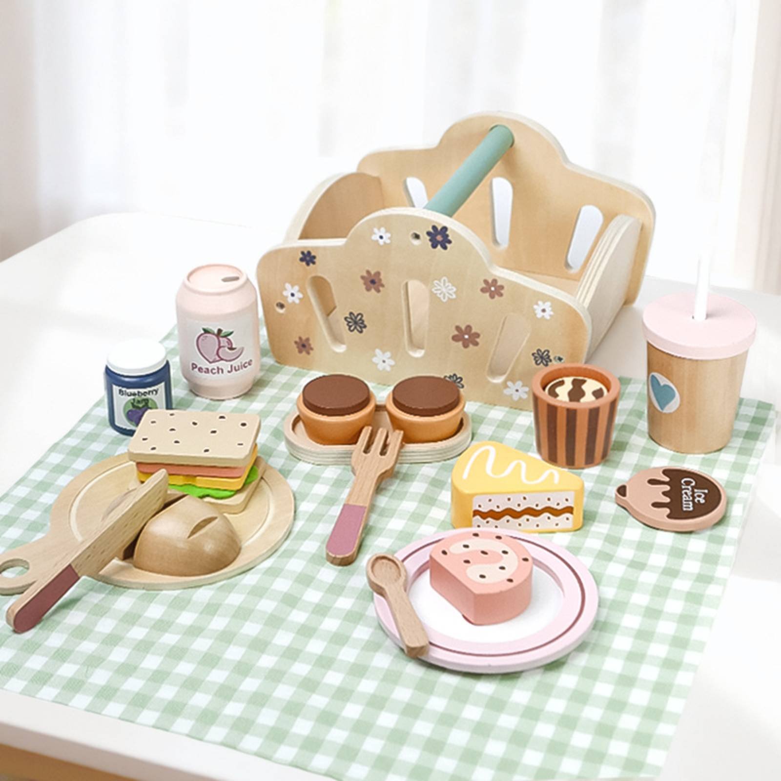 Wooden Outdoor Meal Basket Bas - Kids Outdoor Wooden Playset recension och pris