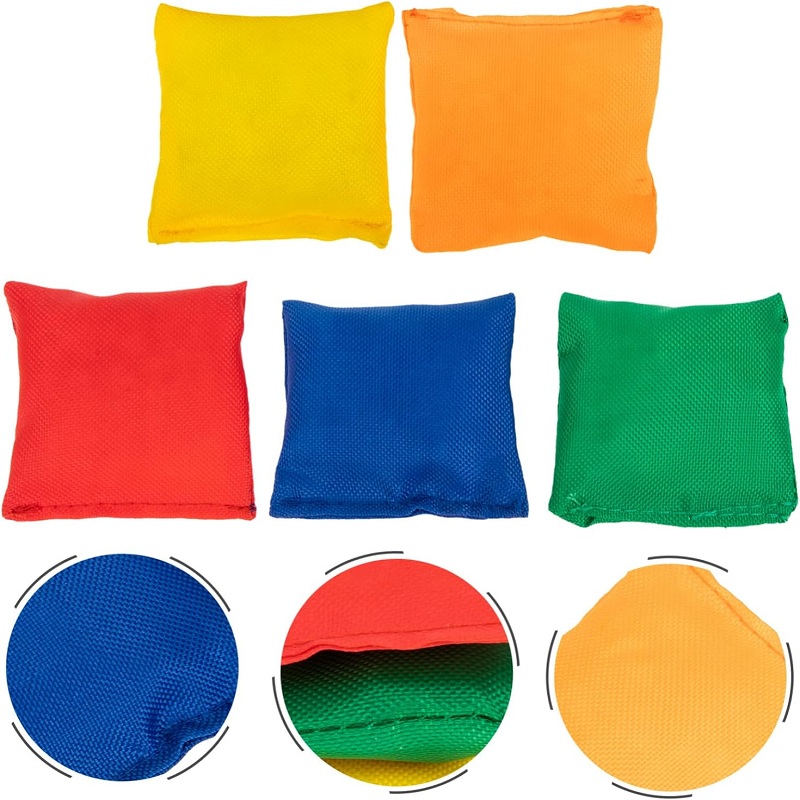 10 Pcs Mini Bean Bags Colorful - Kids Outdoor Bean Bag recension och pris