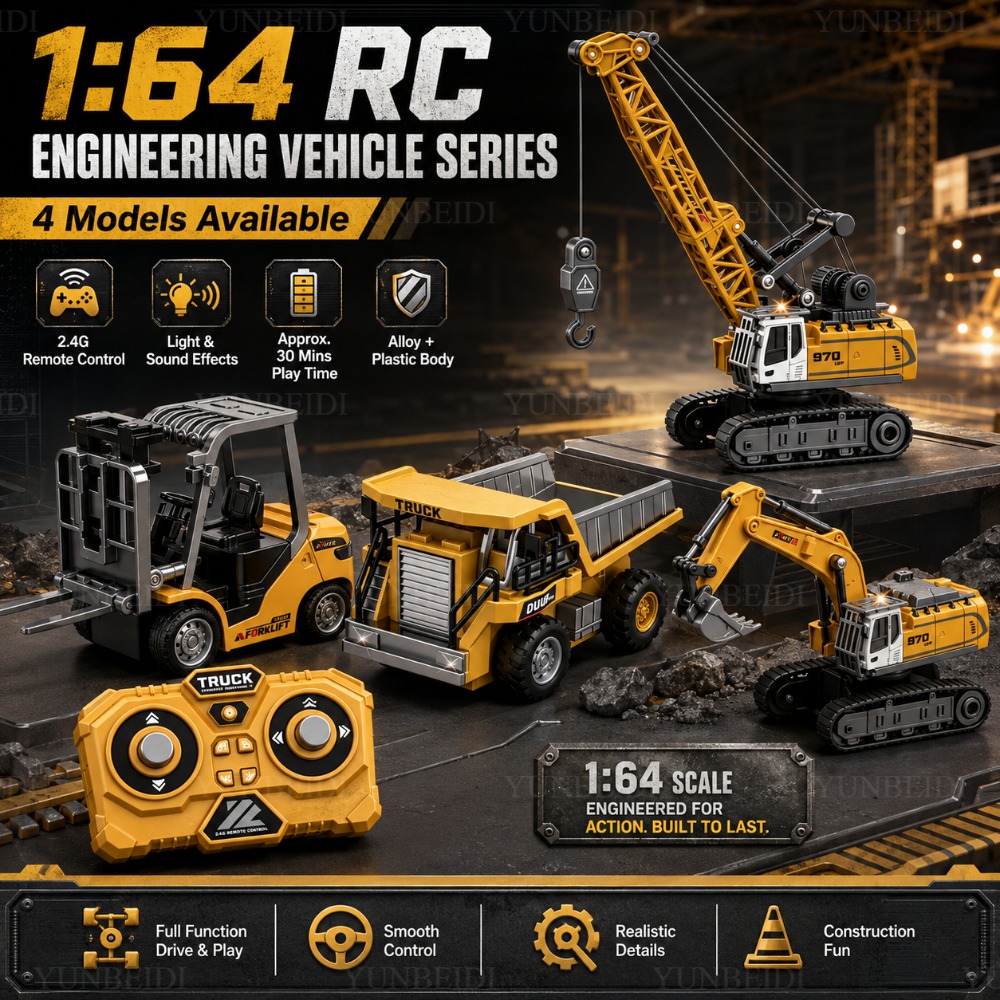 Remote Control Mini Alloy Car  - Kids Outdoor Excavator recension och pris