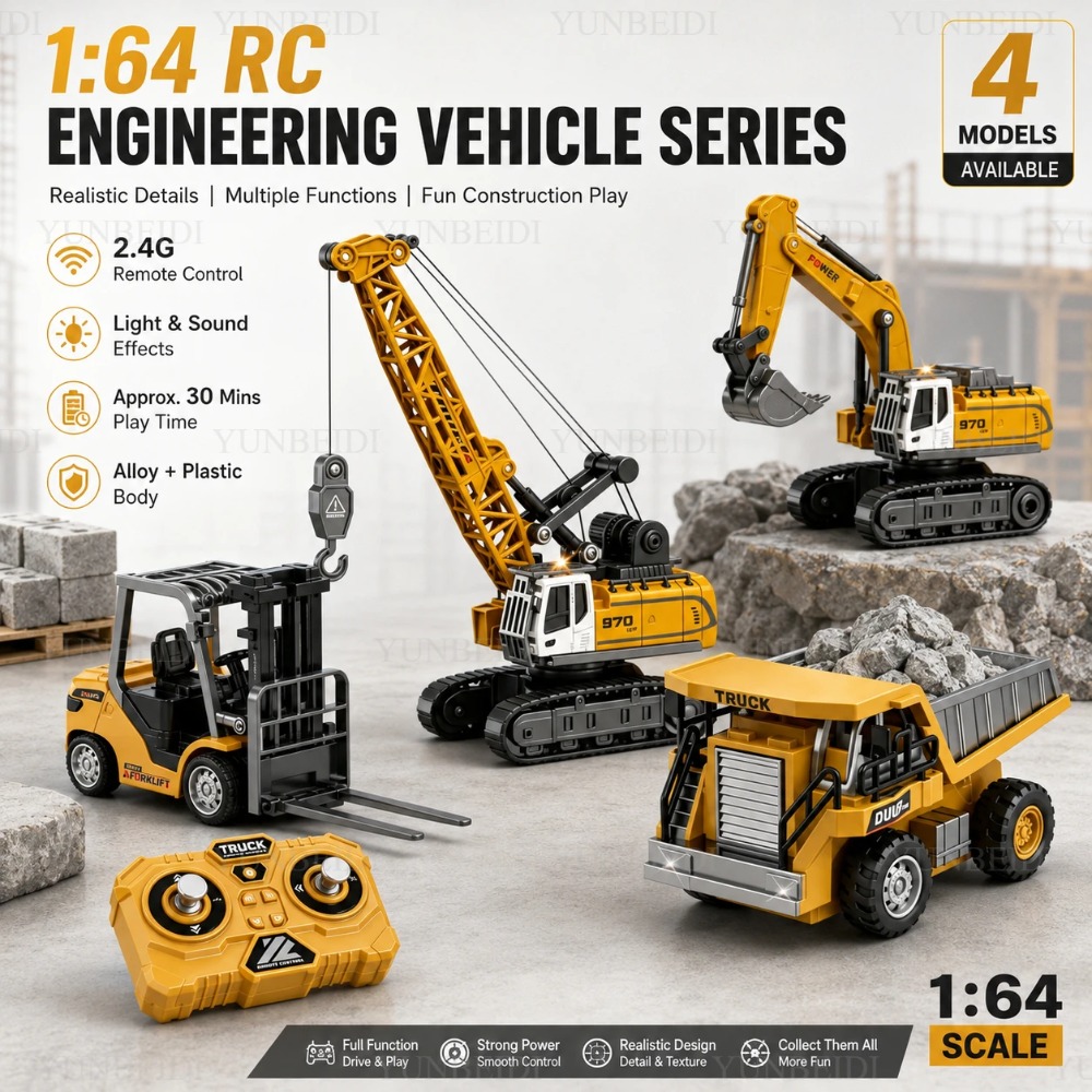 Remote Control Mini Alloy Car  - Kids Outdoor Excavator recension och pris