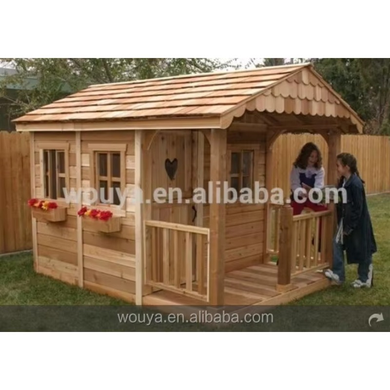 Cheap Prefabricated Wooden Pla - Kids Outdoor Playhouse recension och pris