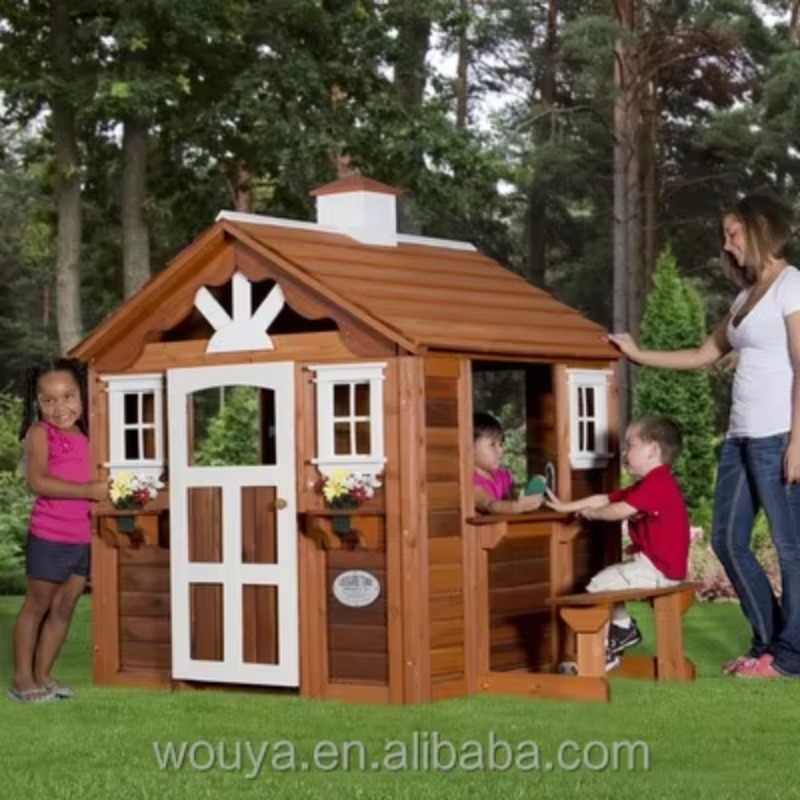 Cheap Prefabricated Wooden Pla - Kids Outdoor Playhouse recension och pris