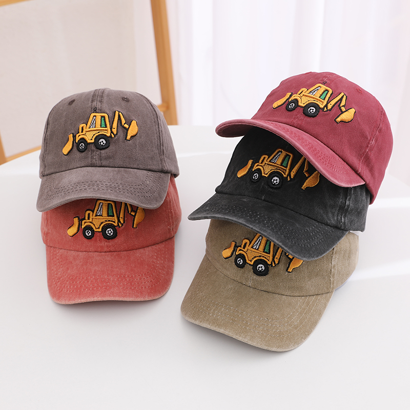 School Kids Baseball Hats Bull - Kids Outdoor Excavator recension och pris