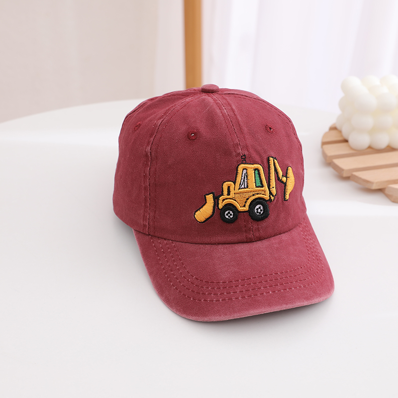 School Kids Baseball Hats Bull - Kids Outdoor Excavator recension och pris