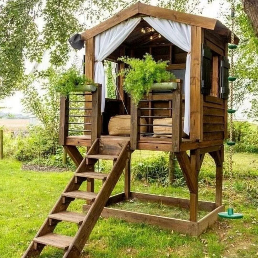 Outdoor Movable Assembly Homes - Kids Outdoor Playhouse recension och pris
