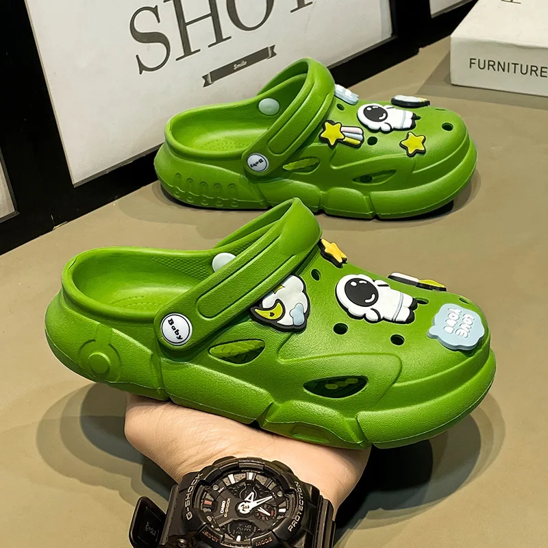 Childrens Sandals Antiskid Bre - Kids Indoor Outdoor Slippers recension och pris
