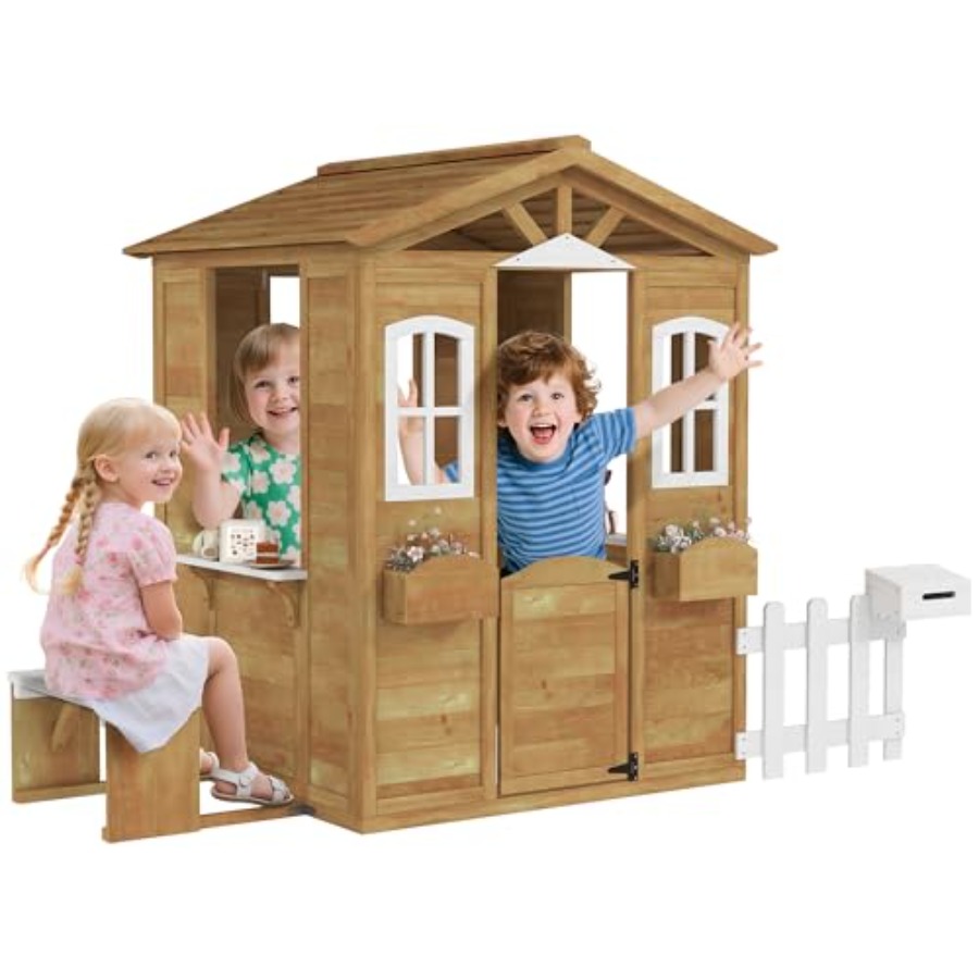 Outdoor playhouse for kids age - Kids Outdoor Playhouse recension och pris